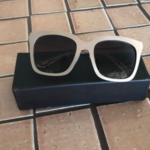 Lauren Atkins x Diff Ella Rose gold Sunglasses